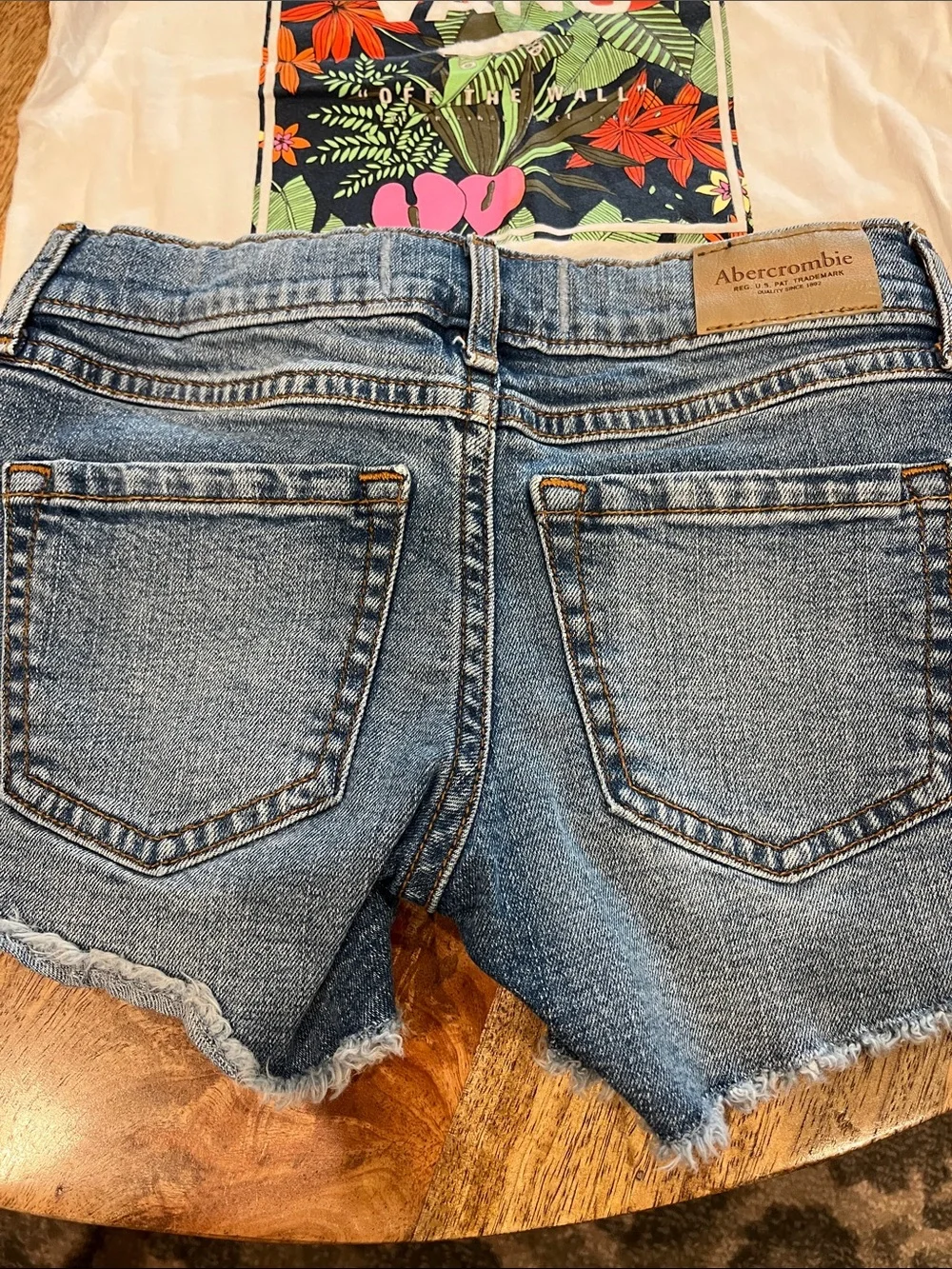 Abercrombie Kids Shorts + Vans Tee